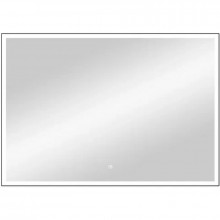 Зеркало Континент Frame black standart ЗЛП188 100х70 с подсветкой