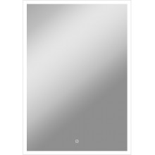 Зеркало Континент Frame white standart ЗЛП437 70х100 с подсветкой
