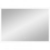 Зеркало Континент Frame white standart ЗЛП1109 90х70 с подсветкой