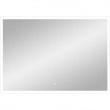 Зеркало Континент Frame white standart ЗЛП1109 90х70 с подсветкой