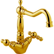 Смеситель для раковины Cisal Arcana America AA00052124 золото
