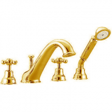 Смеситель на борт ванны Cisal Arcana Ceramic AC00026424 золото