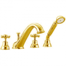 Смеситель на борт ванны Cisal Arcana Ceramic AC00026024 золото