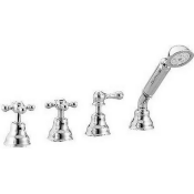 Смеситель на борт ванны Cisal Arcana Ceramic AC00029021 хром