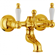 Смеситель для ванны Cisal Arcana Toscana TS00013024 золото/белый