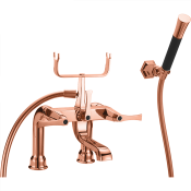 Смеситель на борт ванны Cisal Cherie CF0000907E розовый