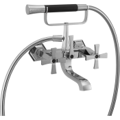 Смеситель для ванны Cisal Cherie CX0001006T хром/черный