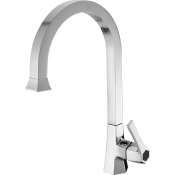 Смеситель для раковины Cisal Cherie CH0005346T хром/черный