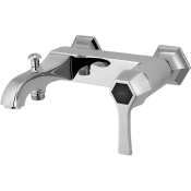 Смеситель для ванны Cisal Cherie CH0001346T хром/черный