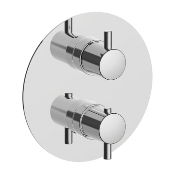 Смеситель с термостатом Cisal Less Minimal LN0BT03021 хром