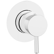 Смеситель для душа Cisal Less New LN0030004Q белый матовый