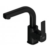 Смеситель для раковины  GPD Pedra MTL160-S черный