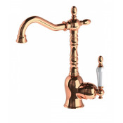 Смеситель для раковины GPD Retro MTL180-R розовое золото