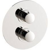 Смеситель с термостатом Cisal Slim SM0181002B никель