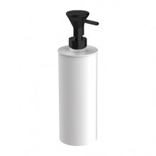 Дозатор для жидкого мыла Cisal Vita VI09061040 белый матовый/черный матовый