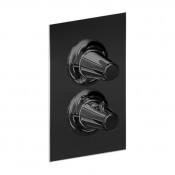 Смеситель с термостатом Cisal Vita VI0BT03040 черный матовый