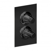 Смеситель с термостатом Cisal Vita VI0BM03040 черный матовый