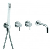 Смеситель для ванны Cisal Xion XI001101D1 сталь