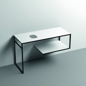 Консоль под раковину Kerasan Louise 9332k4 120х74 белый матовый