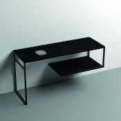 Консоль под раковину Kerasan Louise 9332k5 140х74 черный матовый