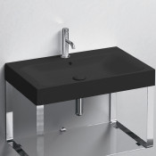 Раковина подвесная Kerasan Cento 353231 70х45 черный матовый