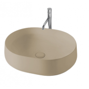 Раковина накладная Kerasan F10 460581 коричневый орех матовый