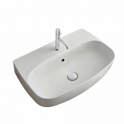 Раковина накладная Kerasan Nolita 534159*1 60х45 grigio matt