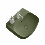 Раковина накладная Kerasan Nolita 534011*1 50х45 verde muschio