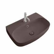 Раковина накладная Kerasan Nolita 534275*1 70х45 borgogna matt
