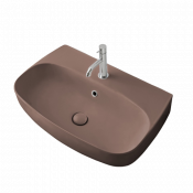 Раковина накладная Kerasan Nolita 534075*1 50х45 borgogna matt
