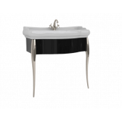 Консоль под раковину Kerasan Retro 7362K2 черный/хром