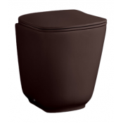 Унитаз приставной Kerasan Tribeca 511875 borgogna matt