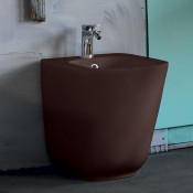 Биде напольное Kerasan Tribeca 512075 Borgogna matt