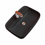 Раковина накладная Kerasan Tribeca 514231*1 Nero matt