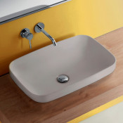 Раковина накладная Kerasan Tribeca 514359 grigio matt