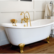 Ванна чугунная Devon&Devon Admiral 2MRADMIRALPSOTDD 182х81 белая