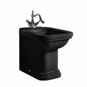 Биде напольное Kerasan Waldorf 4121K4nero/cr*1 черный/хром