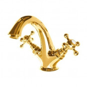 Смеситель для раковины Kerasan Retro 738991 oro золото