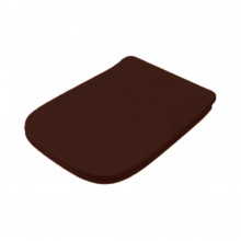 Крышка-сиденье Artceram A16 ASA001 39 71 marrone cocoa/хром