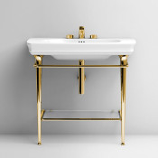 Консоль под раковину Artceram Civitas CIA009 73 oro золото