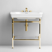 Консоль под раковину Artceram Civitas CIA003 73 oro золото