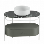 Столешница Artceram Flair 4.0 TFA010 90 marquinia black