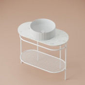 Сетчатая полка Artceram Flair 4.0 TFA013 05 белый матовый