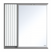 Зеркальный шкаф Brevita Balaton 80 BAL-04080-01-01Л левый комбинированный
