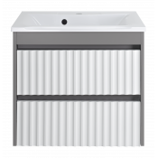 Тумба с раковиной Brevita Balaton УТ000012303 65 белый/серый