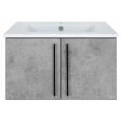 Тумба под раковину Brevita Rock 75 ROCK-06075-48-2 светло-серая