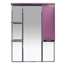 Зеркальный шкаф Misty Жасмин П-Жас02075-122СвП 75х100 розовый