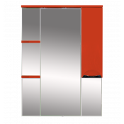 Зеркальный шкаф Misty Кристи 75 П-Кри02075-042СвП красная пленка