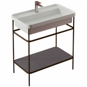 Консоль под раковину Artceram Fuori Scala ACA057 56 moka