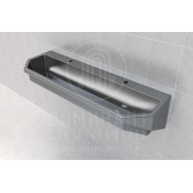 Раковина-желоб коллективная из нержавеющей стали Dominant D-A2/03-R2200(L2200)